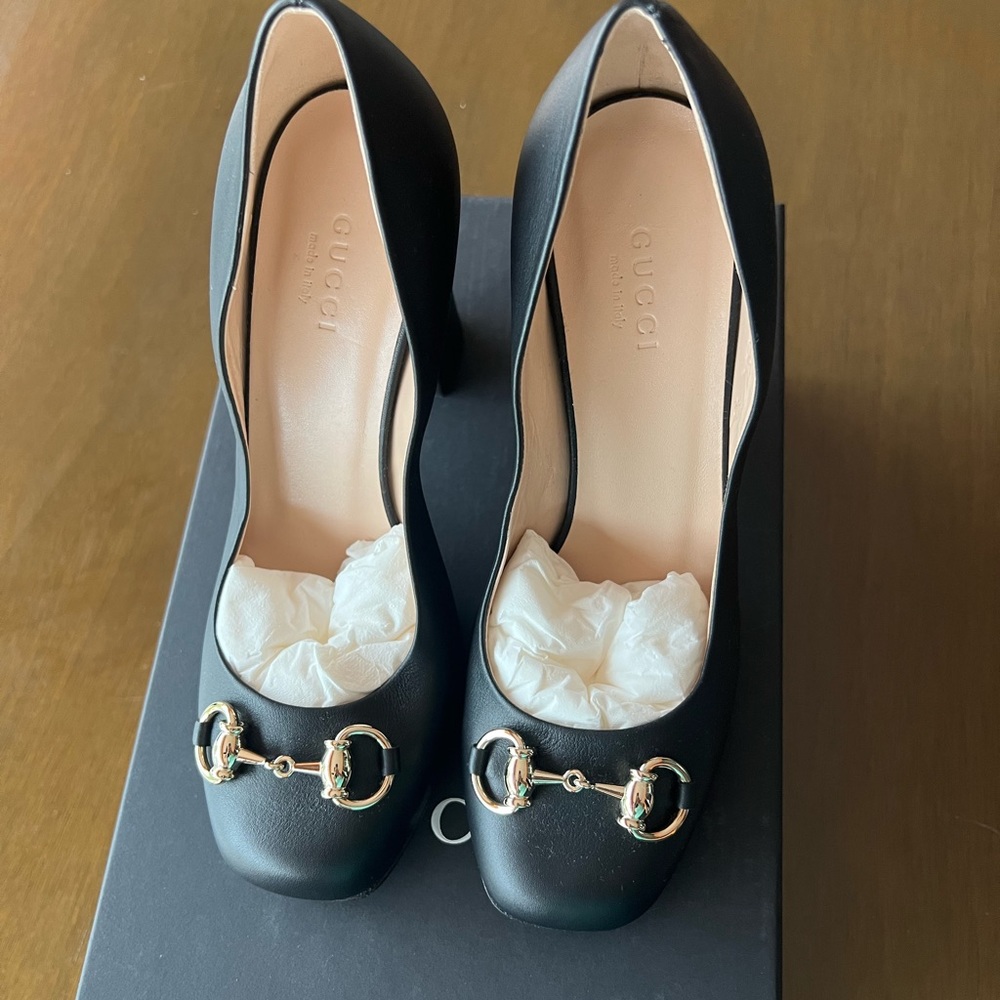Gucci black high heels
